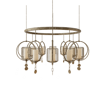 New Chinese Chandelier 3d model