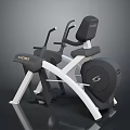 Core Black And White Elliptical Trainer With Comfortable Seat And Stable Frame For Home Gym