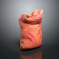 High Quality Orange Wheat Flour Bag With Wheat Graphics And Brand Label