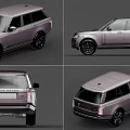Lavender Range Rover SUV Exterior Design Showcased In Multiple Angles