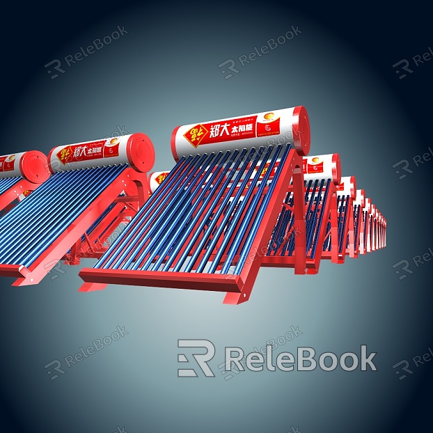 Modern solar water heater model