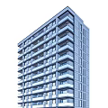 Modern High Rise Apartment Buildings Exterior Architecture Featuring Balconies And Windows