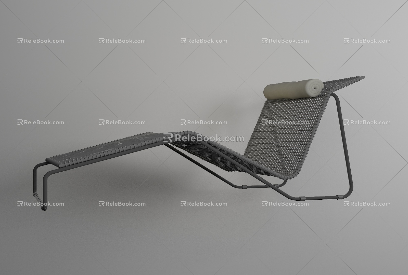 Spring folding bed 3d model