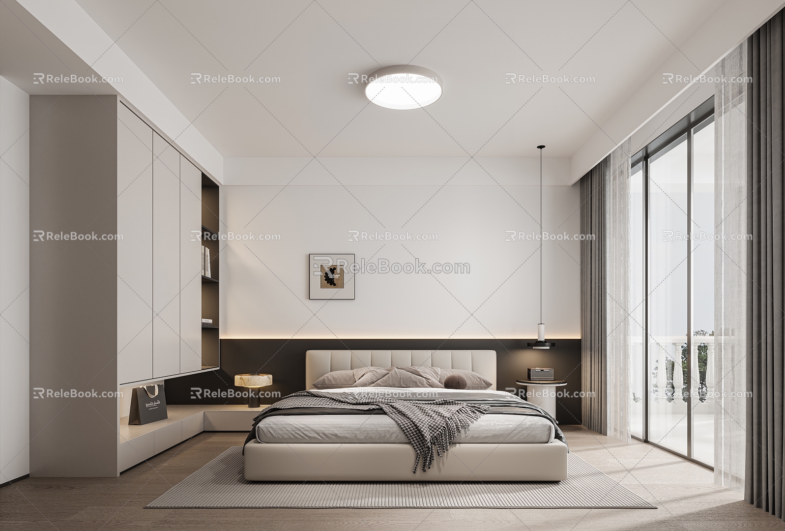 Master Bedroom Second Bedroom 3d model