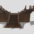 Various Wooden Staircase Designs With Handrails And Steps For Home Interiors