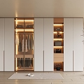 Modern wardrobe 3d model