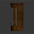Entryway Sideboard Cabinet with Carved Wooden Details Wine Rack Drawers And Storage Doors
