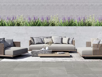 Modern outdoor sofa 3d model