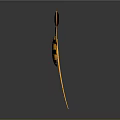 Commercial Beauty Equipment Hair Comb featuring Bee Shaped Decoration Yellow Black Stripes and Orange Teeth