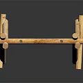 Wooden Swing Play Equipment With A Frame Stand And Wooden Seat For Kids Outdoor Fun