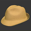 Modern Hat Straw Hat 3d model