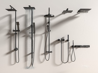 Modern Shower 3d model