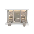 Elegant Beauty SPA Interior With Comfortable Foot Massage Seats And Relaxing Ambiance