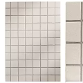 Light Colored Square Floor Tiles Featuring Textured Surface For Interior Design 3d model
