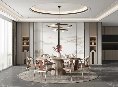 New Chinese Restaurant 3d model