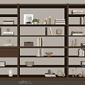 Bookshelf Storage Rack 3d model