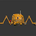 Industrial LOFT Robot Mechanical Monster Machine Dinosaur Mechanical Spider 3d model