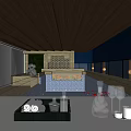 Modern Swimming Pool 3d model