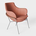 Conjunto casual armchair 3d model