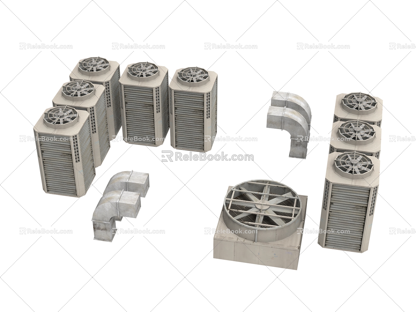 industrial equipment equipment fan 3d model