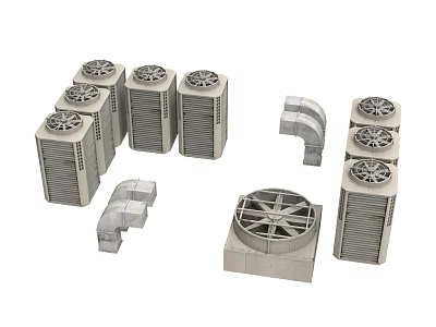 industrial equipment fan 3d model