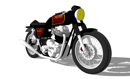 Modern Motorcycle 3d model