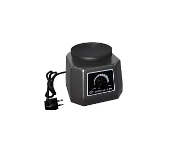 Commercial Black Magnetic Stirrer With Knob Control And Power Cord For Laboratory Use 3d model