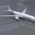 China Southern Airlines Passenger Plane With White Body And Pink Tail Design In Airport Hangar