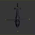 Camouflage Design Aerospace Helicopter With Rotor System For Space Missions