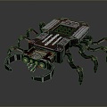 Robot Spider Robot Mecha Spider Science Fiction Spider Mechanical Spider Spider Battery Spider Tower Defense 3d model