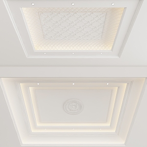 European-style ceiling 3d model