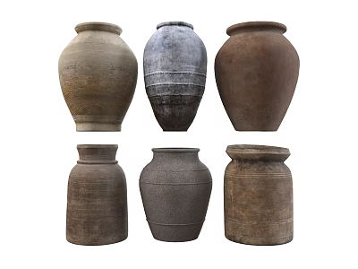 Quiet Pottery Pot 3d model