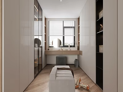 Modern Cloakroom 3d model