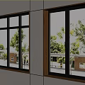 Modern Casement Windows With Wooden Frame And Clear Glass For Home Use