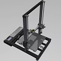 Modern Efficient Desktop 3D Printer Office Appliance with Stable Structure for Office Use 3d model
