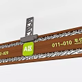 Wooden Wayfinding Sign With Parking Entrance Number 5 And 2.2m Height Limit