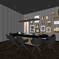 New Classical Texas Hold'em Room 3d model