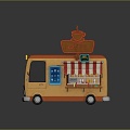 Coffee Car Food Car Food Vending Car Mobile Food Car Mobile Vendor Mobile Vendor Vendor Car Dining Car 3d model