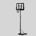Adjustable Outdoor Basketball Hoop Stand With Durable Steel Frame And Nylon Net