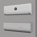 Guanxi White Wall Mounted Air Conditioners With Modern Design And Digital