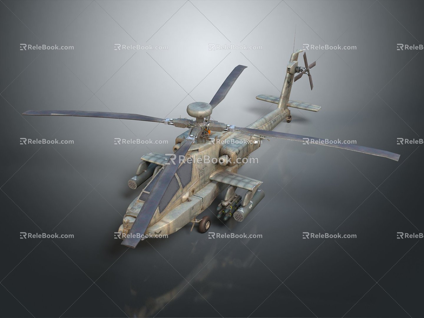 modern helicopter gunship helicopter helicopter gunship combat helicopter military helicopter 3d model