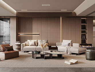 modern living room home living room 3d model