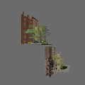 Outdoor Garden Fence Design Ideas Featuring Bamboo Screens Plants And Stones