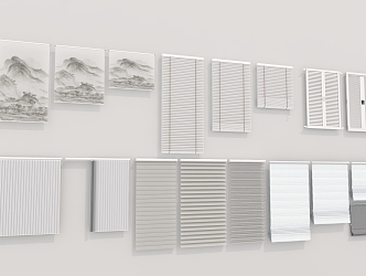 Modern blinds 3d model