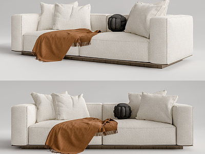 Modern double sofa model