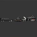 Vintage Black Sedan Retro Hearse And Emergency Vehicle With Open Rear