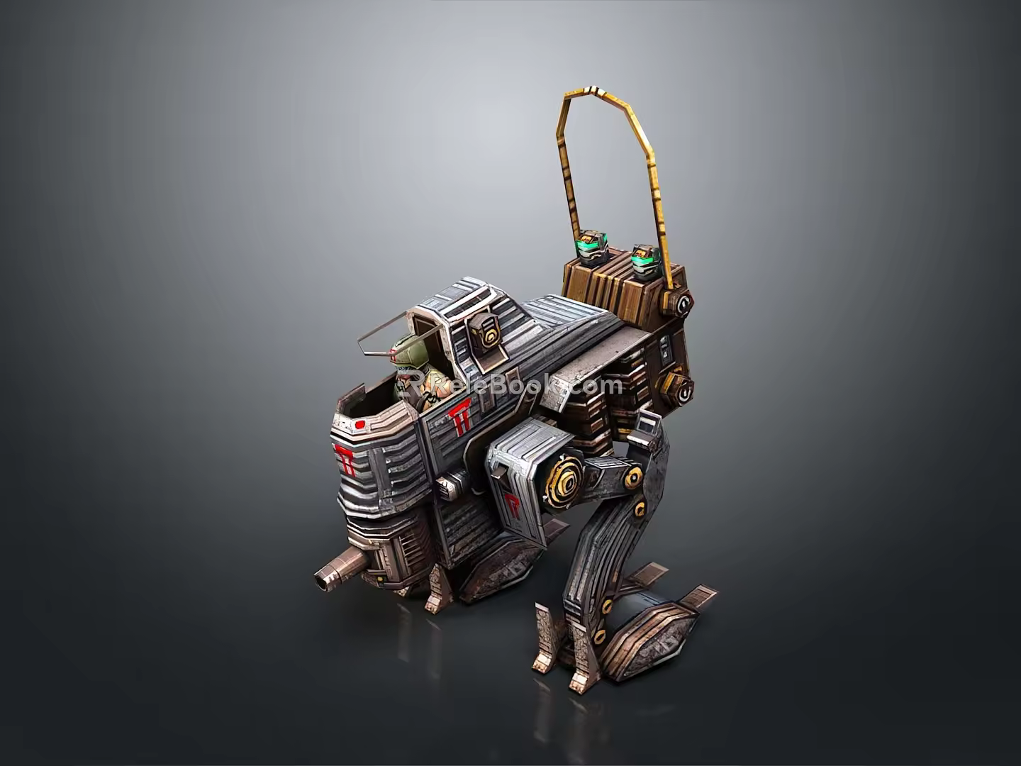Robot Assistant Small Robot Butler Robot Butler Figure Game Figure 3d model