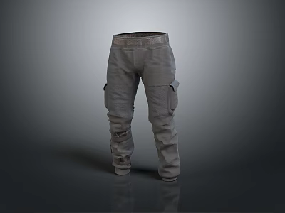 Modern Pants Work Pants Work Pants Trousers 3d model