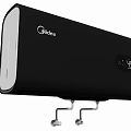 Modern Midea Black Wall Mounted Electric Heater For Home Use With Digital