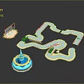 Game Environment Game Scene Fairy Tale Scene Fairy Tale Magic Scene Magic Item Fantasy Scene 3d model